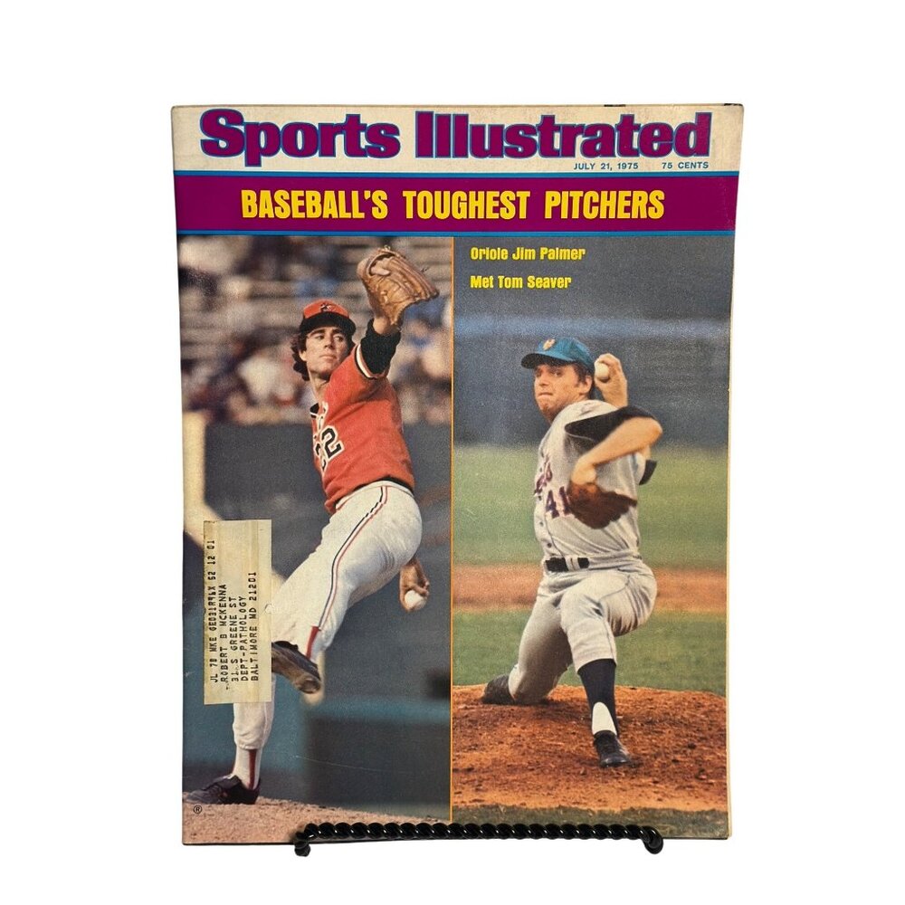 Baltimore Orioles Jim Palmer Sports Illustrated Magazine Cover | NY Mets Feature